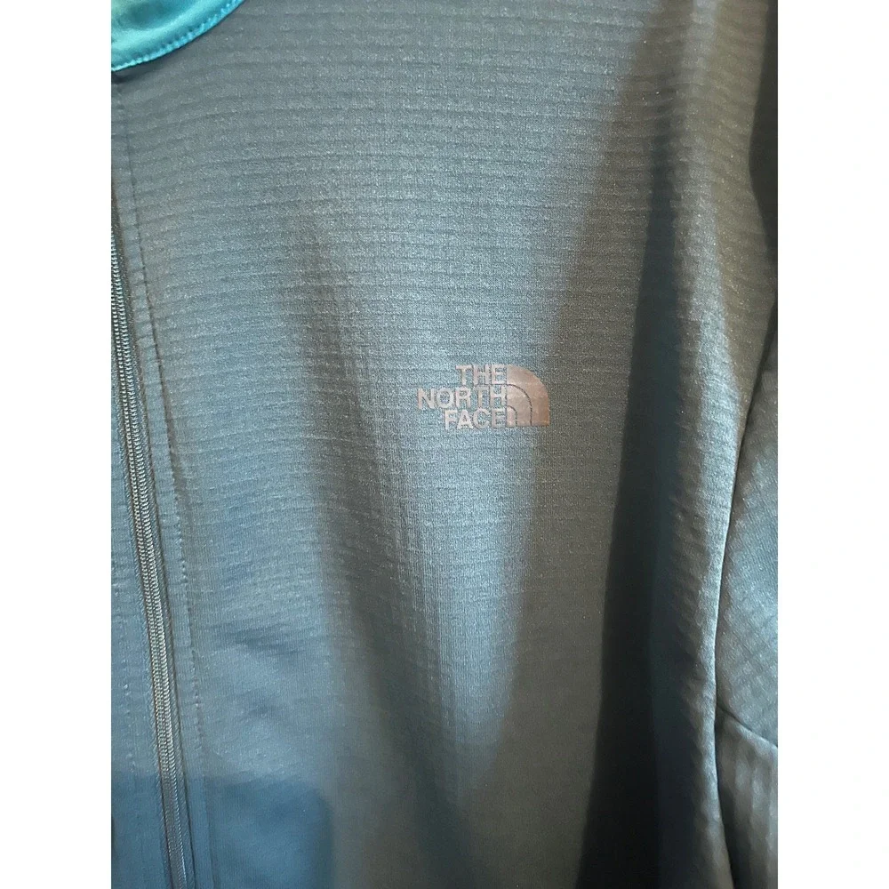The North Face Full Zip Wayroute Jacket Teal Blue‎ Lightweight Athletic Mens L